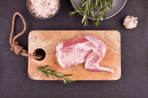 Świeże skoki z królika – delikatne mięso 400g od Rarytasów Dolnośląskich
