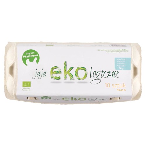 jajka ekologiczne L w opakowaniu