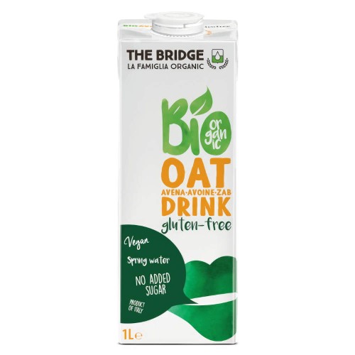 Napój Owsiany Bezglutenowy 1L - The Bridge, ekologiczny, bezglutenowy, wegański