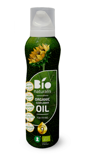 olej słonecznikowy BIO spray EKKO Bionaturalis tłoczony na zimno 200 ml