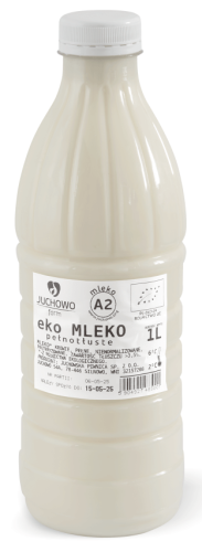 Ekologiczne mleko A2 Juchowo Farm
