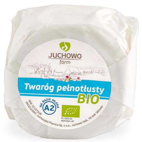 Ekologiczny twaróg z mleka A2A2 Juchowo Farm