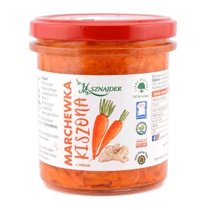 Marchewka kiszona z imbirem 300g