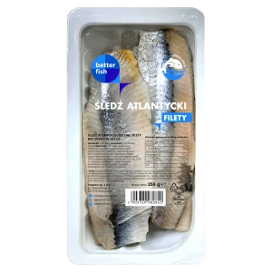 Śledź atlantycki filety 256g