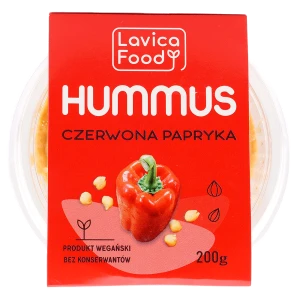 Hummus z czerwoną papryką 200g