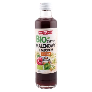 Syrop malinowy z lipą i miodem bio 250ml