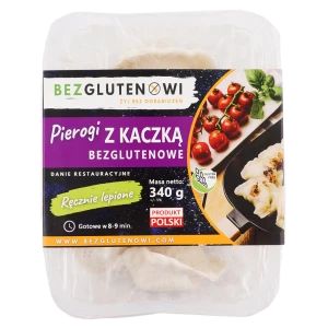 Pierogi z kaczką bezglutenowe mrożone 340g