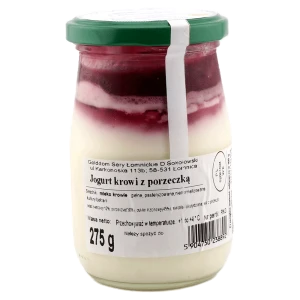 Jogurt krowi z porzeczką 275g
