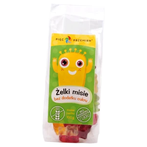 Żelki misie bez dodatku cukru 100g