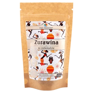 Żurawina w czekoladzie bez cukru 100g