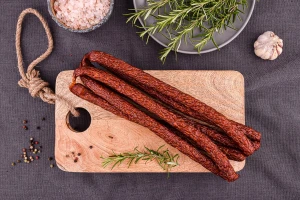 Kabanosy z dziczyzny (paczka ~390g, 5-6 szt)