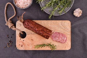 Kiełbasa łowiecka z dziczyzny (1szt. = ~400g)
