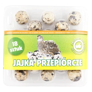 Jaja przepiórcze 18 sztuk