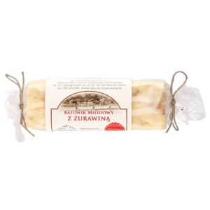 Batonik Miodowy z żurawiną 80g