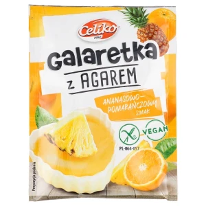 Galaretka z agarem ananas-pomarańcza 45g bg