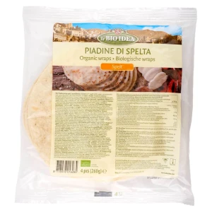 Tortilla orkiszowa piadina 260g bio (4 szt)
