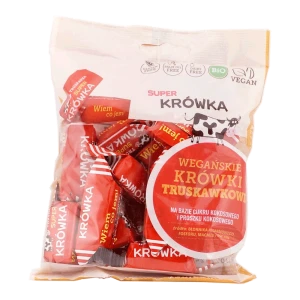 Krówki truskawkowe bezmleczne bio 150g