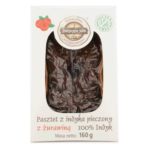 Pasztet z indyka pieczony z żurawiną 160g