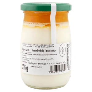 Jogurt Krowi Brzoskwinia Marakuja 275g