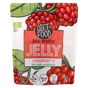 Żelki owocowe malinowe bio 50g