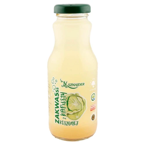 Sok z kiszonej kapusty 250ml w butelce — niepasteryzowany, naturalny