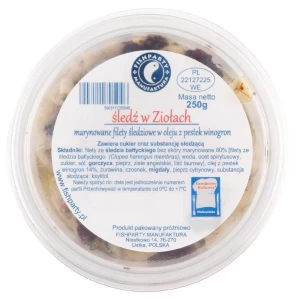 Śledź marynowany w ziołach 250g
