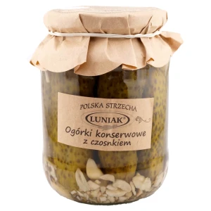 Ogórki konserwowe z czosnkiem 680g