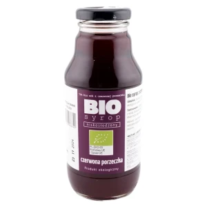 Syrop z czerwonej porzeczki niskosłodzony BIO 330ml