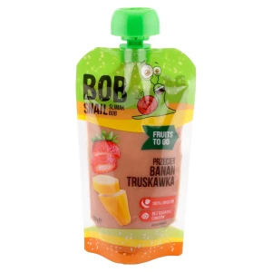 Przecier Bob Snail banan truskawka 120g