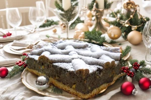 Makowiec na kruchym spodzie