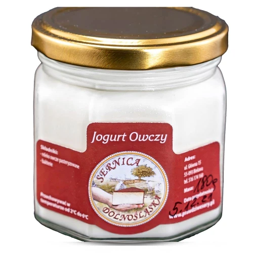 Jogurt owczy 200g - Sernica Dolnośląska, ekologiczny, kremowy jogurt