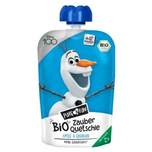 Przecier jabłko- truskawka BIO 100 g - Kraina Lodu