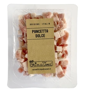 Boczek surowy pancetta kostka 100g Primavera
