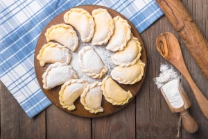 Pierogi ruskie na mące orkiszowej