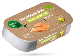 Łosoś atlantycki w oliwie BIO 125g