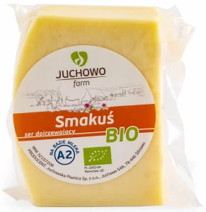 Ser żółty dojrzewający Smakuś A2 BIO ~300 g – Juchowo Farm