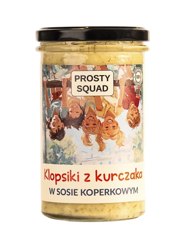 klopsiki z kurczaka w sosie koperkowym 460 g gotowe danie