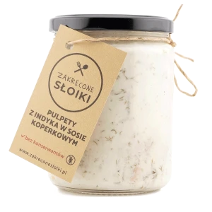 Pulpety z indyka w sosie koperkowym 540ml
