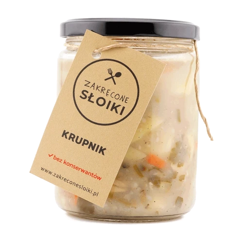 Krupnik w słoiku 540ml z kurczakiem gotowy do podgrzania