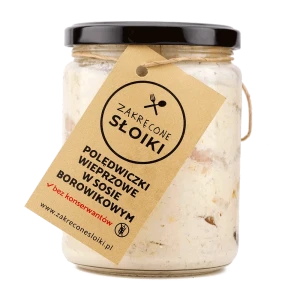 Polędwiczki w sosie borowik 540ml Zakręcone Słoiki
