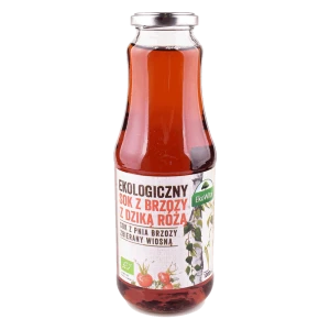 Sok z brzozy z dziką różą bio 1l