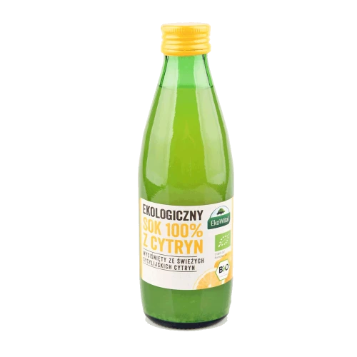 sok z cytryny bio 100% 250ml butelka