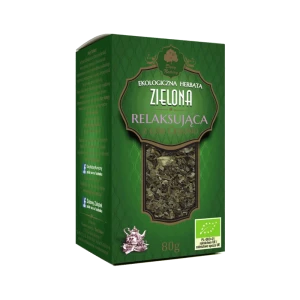 Herbata Zielona Relaksująca EKO 80g Dary Natury