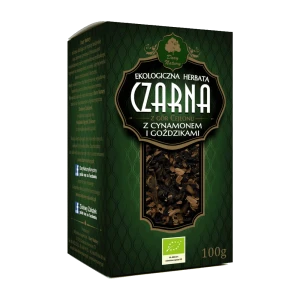 Herbata czarna sypana cynamon goździk eko 100g