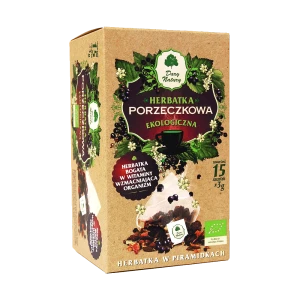 Herbatka porzeczkowa eko piramid 15x3g Dary Natury
