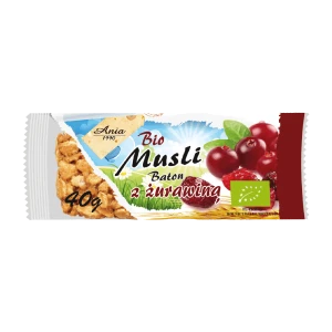 Baton bio musli z żurawiną