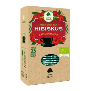 Herbata Hibiskus Ekologiczna 25x2,5g