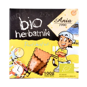 Bio herbatniki prostokątne 100g