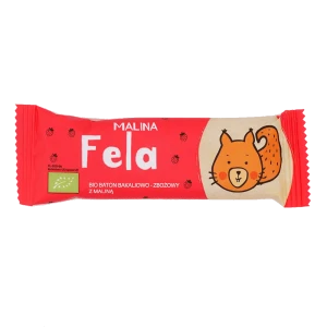 Baton bakaliowo-zbożowy z maliną bio FELA 37g