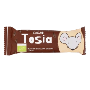 Baton bakaliowo-zbożowy z kakao bio TOSIA 37g